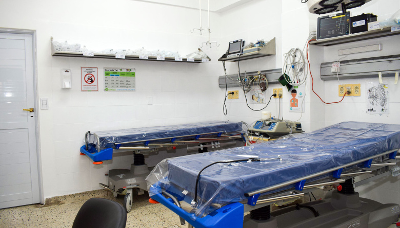 Renovaron el Shock Room de la Guardia Central de Pediatría del hospital San Roque