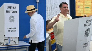 Flávio Bolsonaro y Lula da Silva se medirán en un reñido balotaje tras la primera vuelta en Brasil
