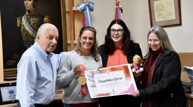 El Municipio de Concepción Del Uruguay entregó reconocimientos a las deportistas Garro y Pereyra