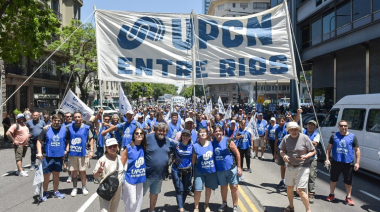 UPCN movilizó a 2.000 entrerrianos a la marcha de la CGT en Buenos Aires