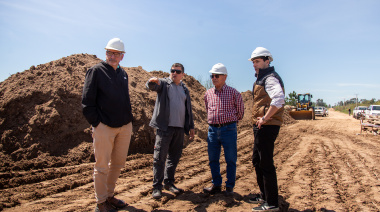 Avanzan obras de infraestructura vial y escolar ejecutadas por Cafesg en el Departamento Federación