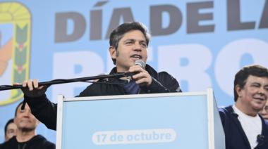 Kicillof: “Cuenten conmigo para recorrer el país”