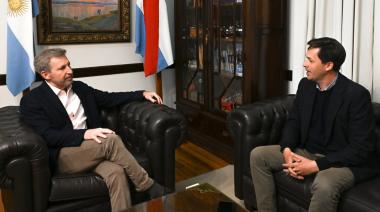 Frigerio y el intendente de Nogoyá coordinaron obras estratégicas de infraestructura y conectividad para la ciudad