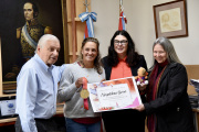 El Municipio de Concepción Del Uruguay entregó reconocimientos a las deportistas Garro y Pereyra