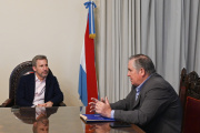 Producción y obras viales en la agenda del Gobernador y el intendente de Aranguren