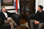 Frigerio y el intendente de Nogoyá coordinaron obras estratégicas de infraestructura y conectividad para la ciudad